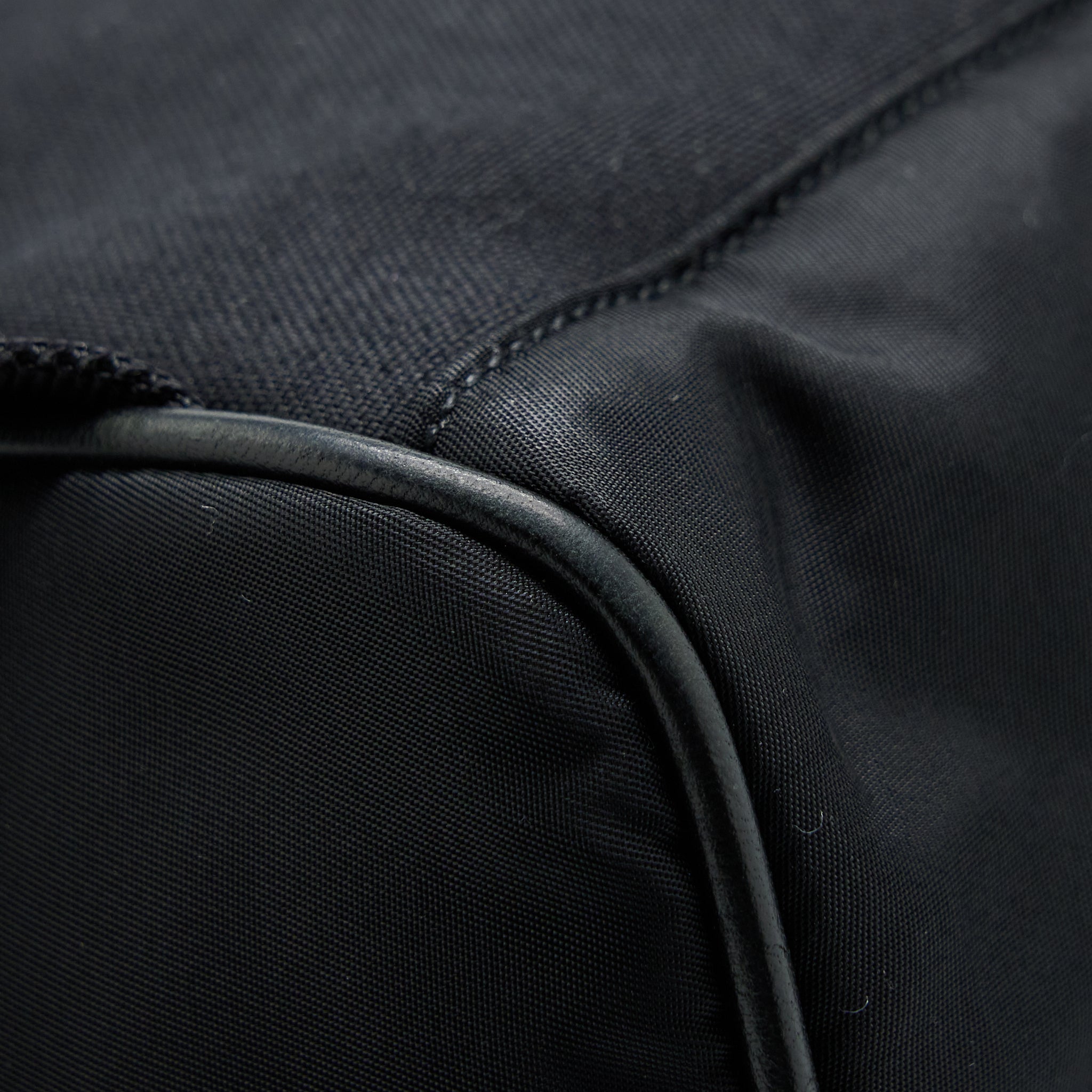 SAINT LAURENT/YSL CITY BACKPACK NYLON BLACK SHW