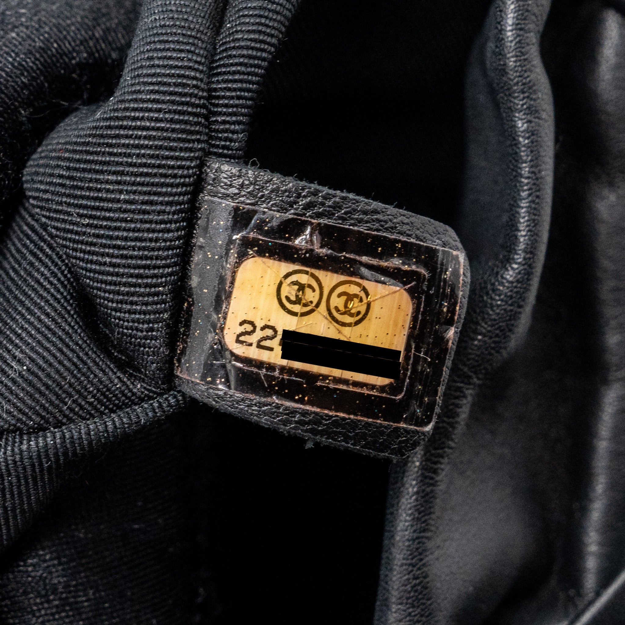 CHANEL SMALL URBAN SPIRIT BACKPACK CHEVRON CALFSKIN BLACK SHW