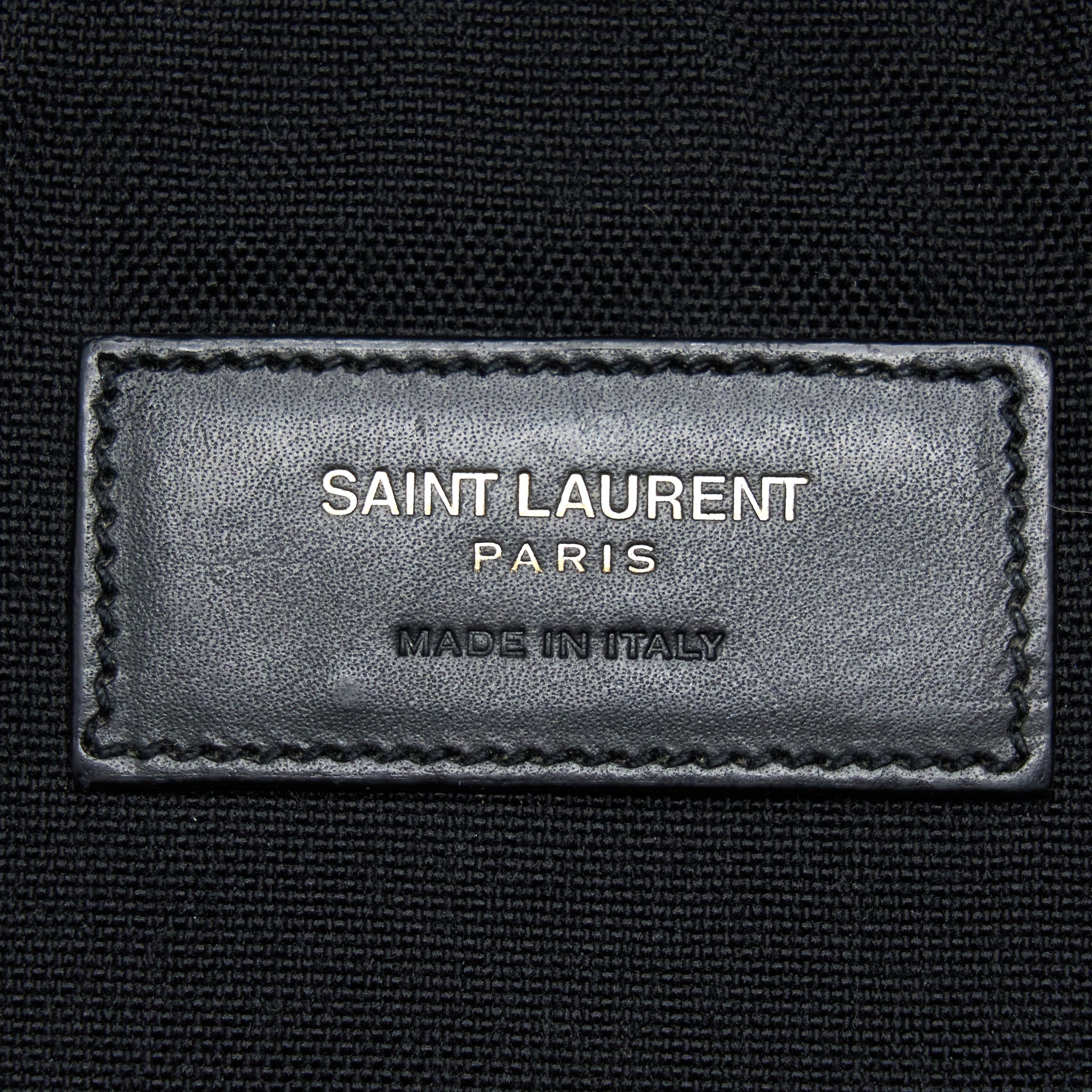 SAINT LAURENT/YSL CITY BACKPACK NYLON BLACK SHW