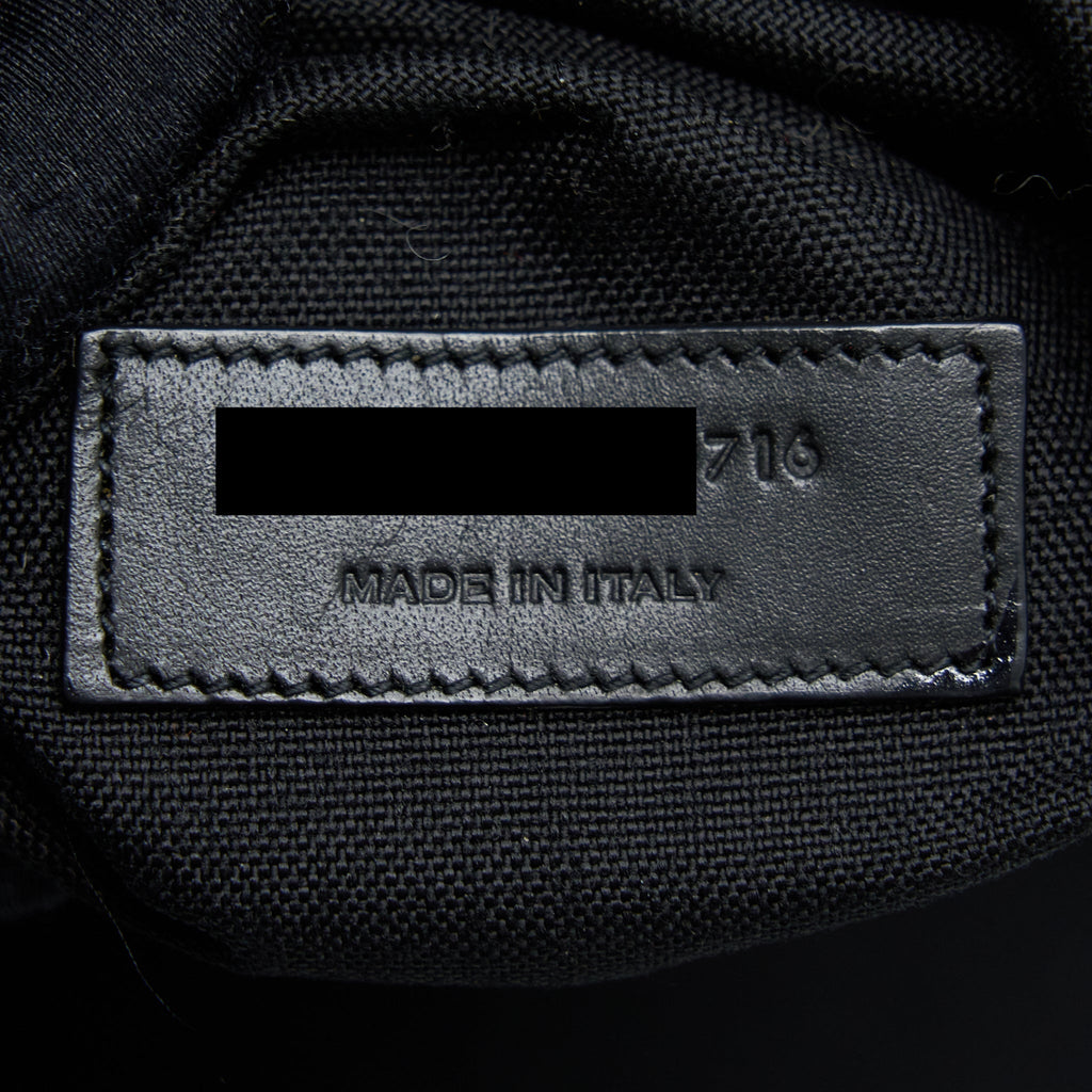 SAINT LAURENT/YSL CITY BACKPACK NYLON BLACK SHW