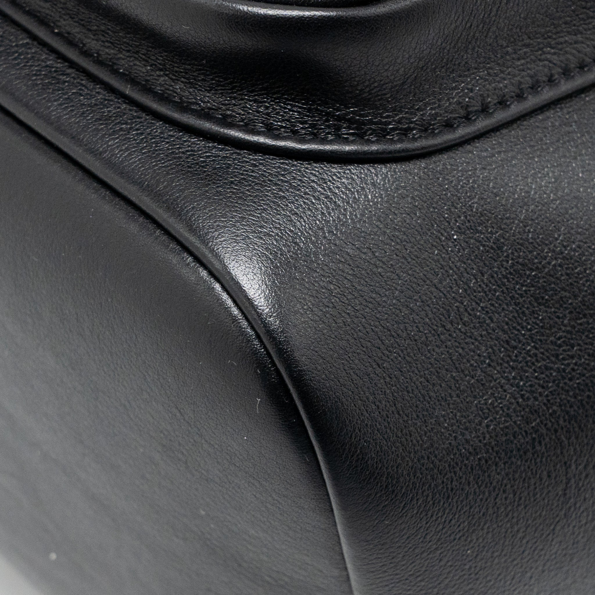 CHANEL LARGE DUMA BACKPACK CALFSKIN BLACK LGHW (MICROCHIP)