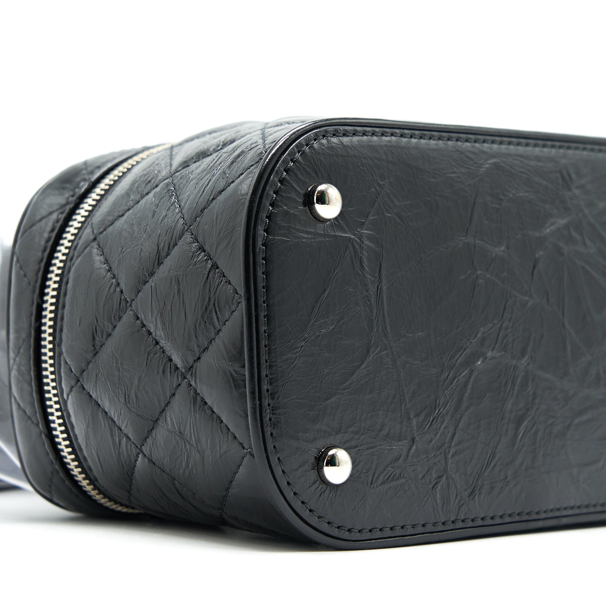 CHANEL TRANSPARENT LEATHER/ PVC CROSSBODY BAG