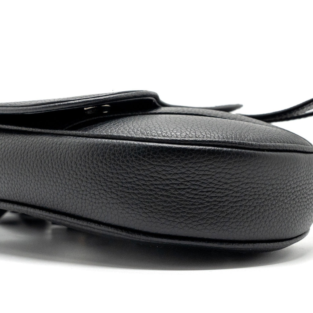 DIOR HOMME SADDLE BAG CALFSKIN BLACK SHW