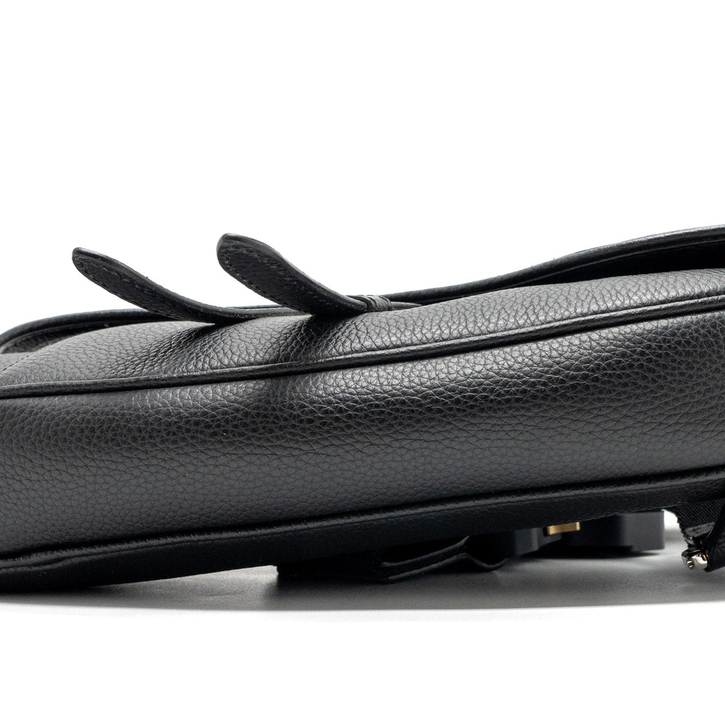 DIOR HOMME SADDLE BAG CALFSKIN BLACK SHW