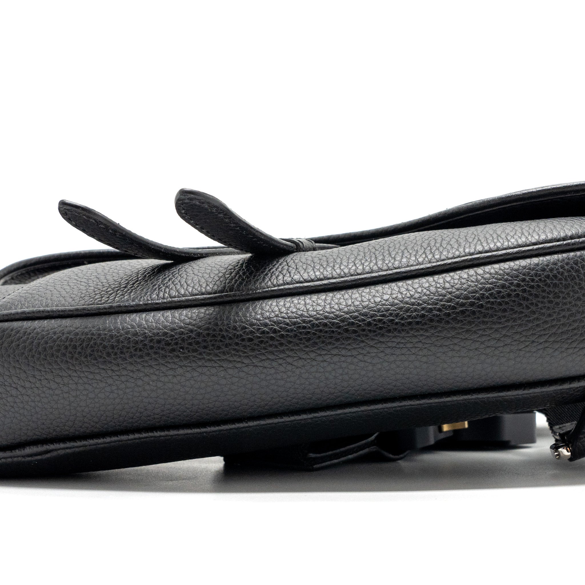 DIOR HOMME SADDLE BAG CALFSKIN BLACK SHW