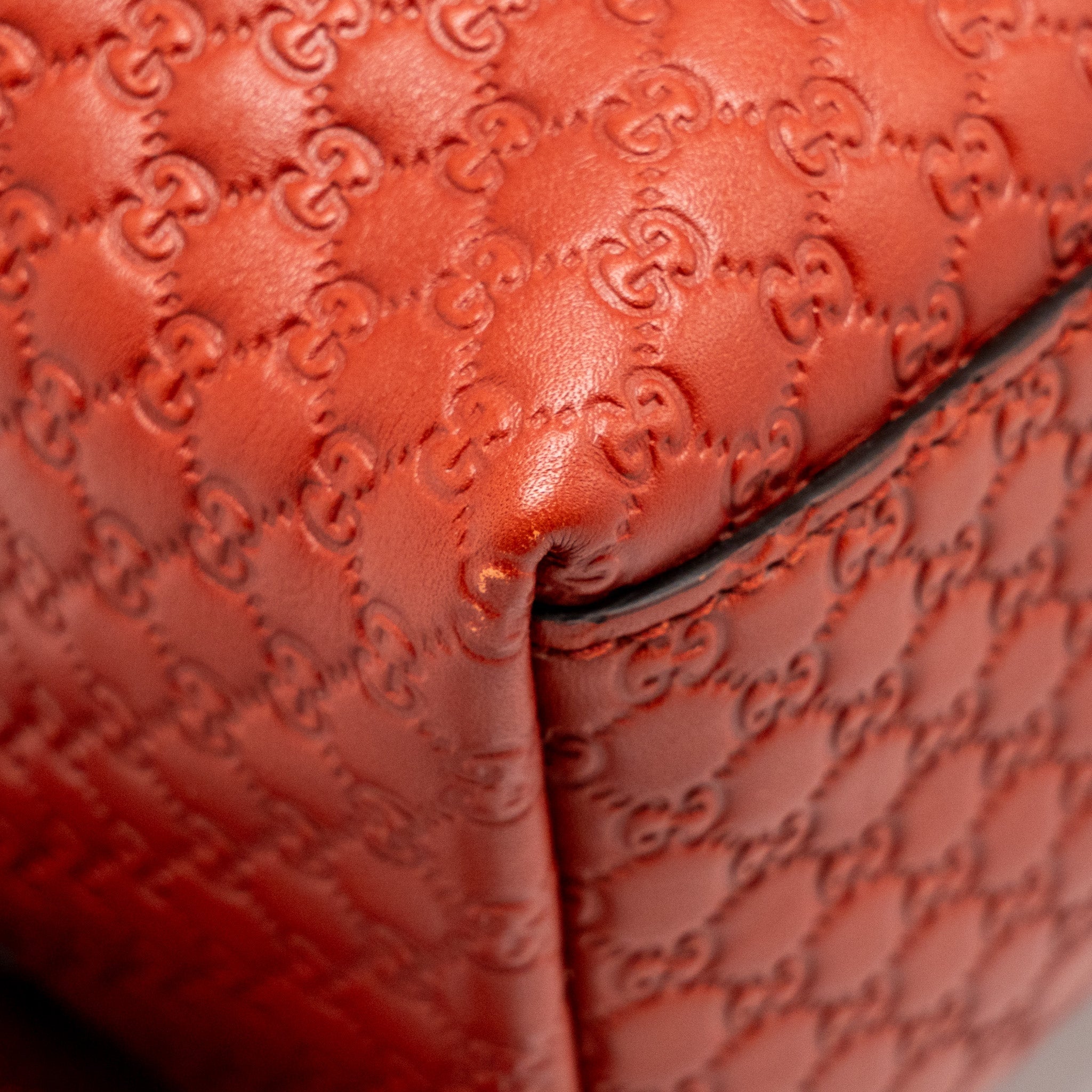 GUCCI KIDS GUCCISSIMA BACKPACK LEATHER RED SHW