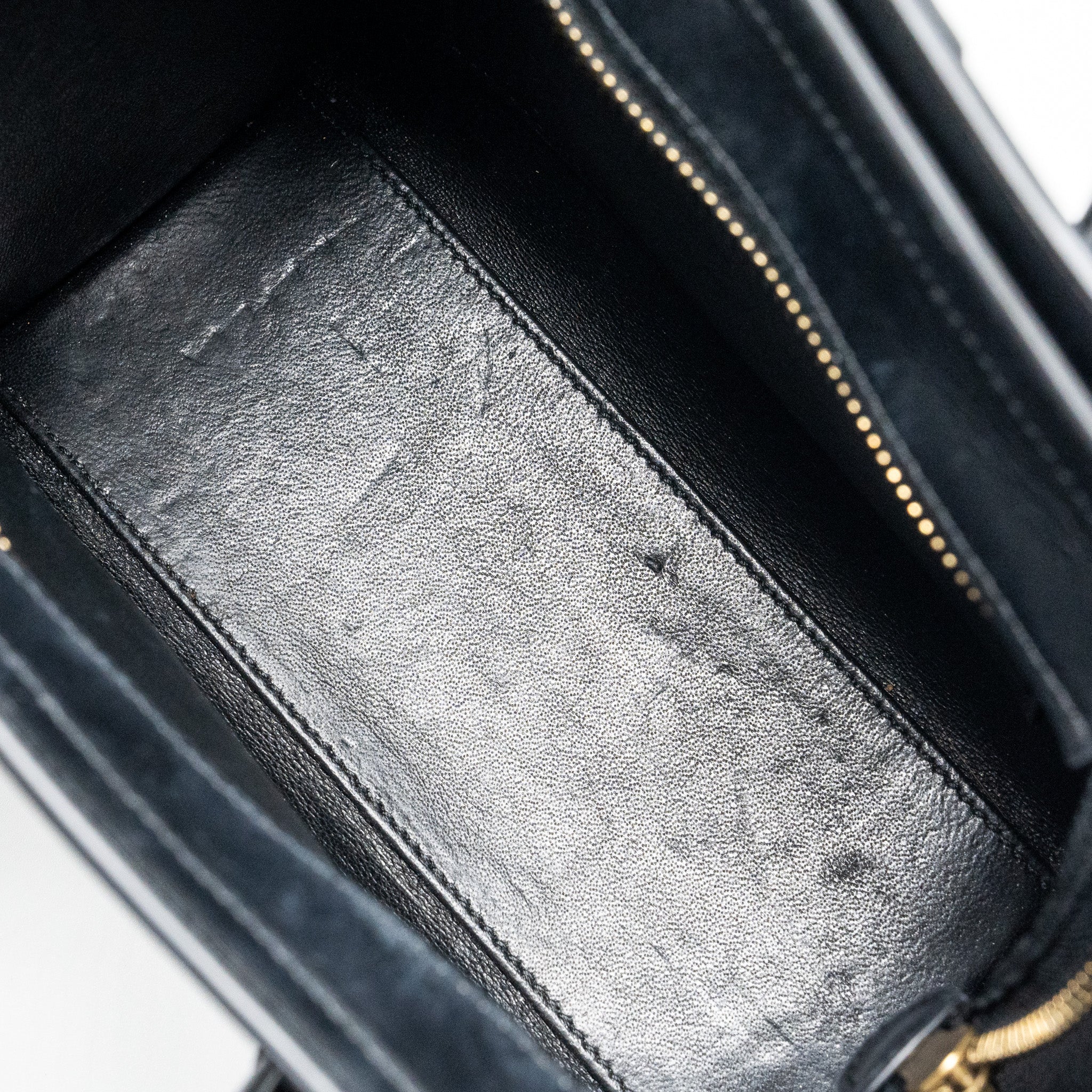 CELINE NANO LUGGAGE BAG MULTI COLOUR BLUE/DARK BLUE/BLACK GHW