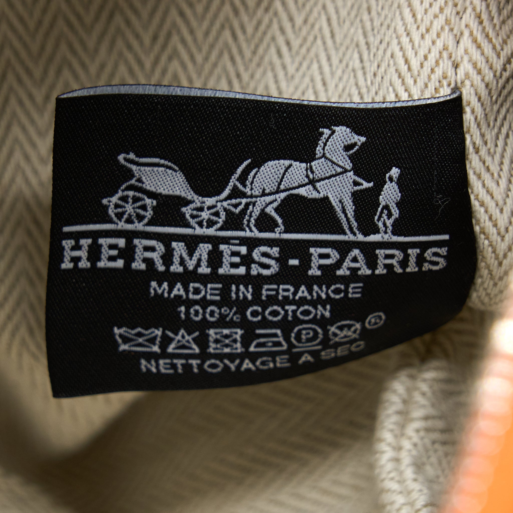 HERMES TROUSSE DE TOILETTE BRIDE A BRAC PM TRAVEL POUCH ORANGE FEU