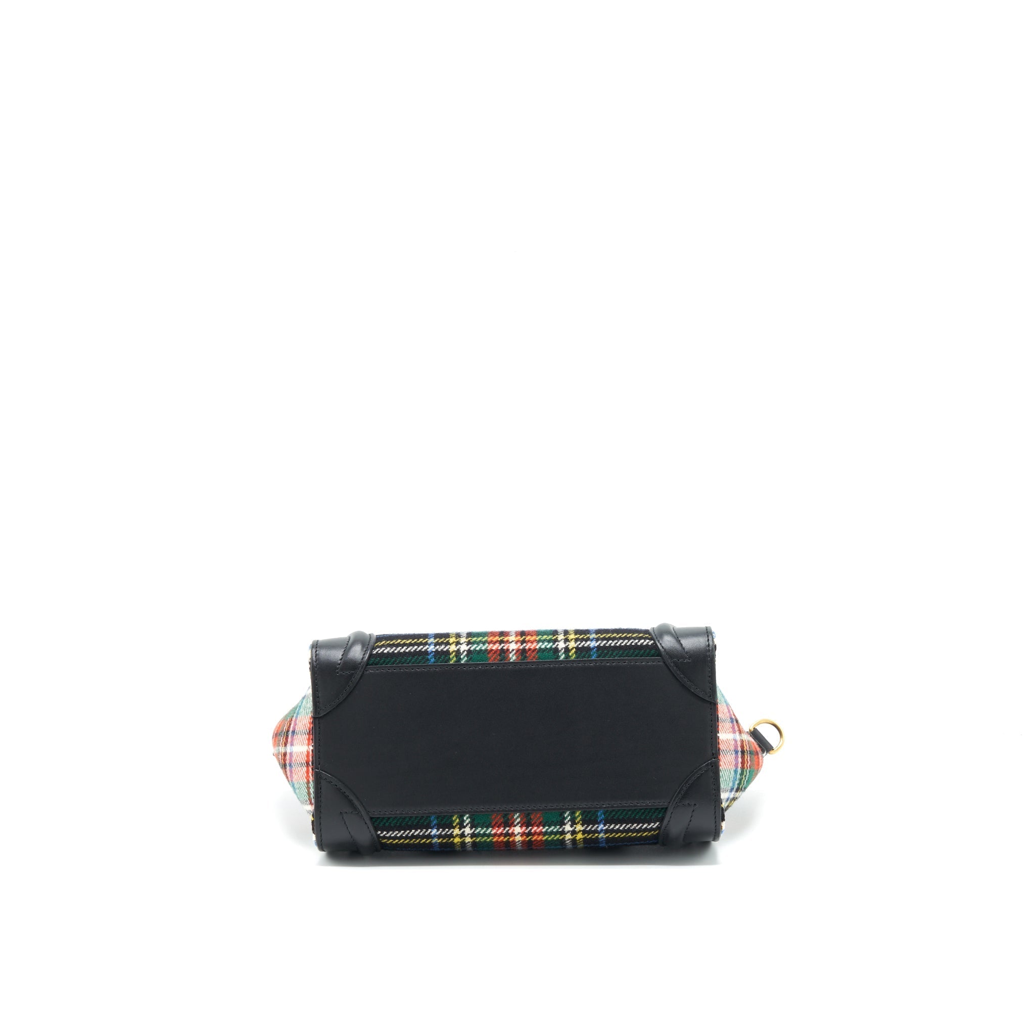 CELINE NANO LUGGAGE BAG FABRIC/ LEATHER MULTICOLOUR