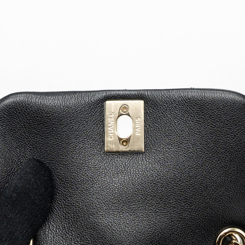 CHANEL 23A MINI TRIPLE PACK BACKPACK CALFSKIN BLACK LGHW (MICROCHIP )
