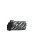 DIOR BLUE OBLIQUE MESSENGER ROLLER BAG