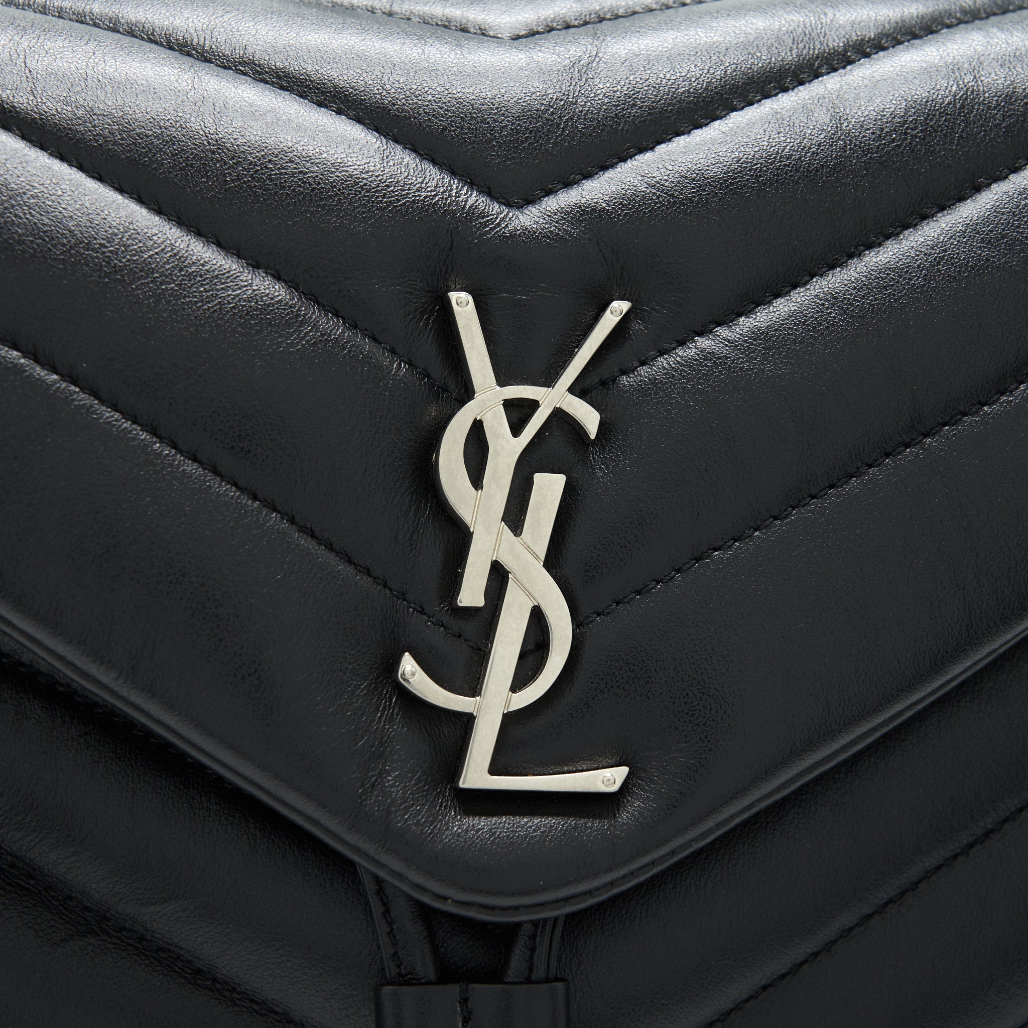 YSL LOU LOU STYLE BACKPACK IN BLACK SHW