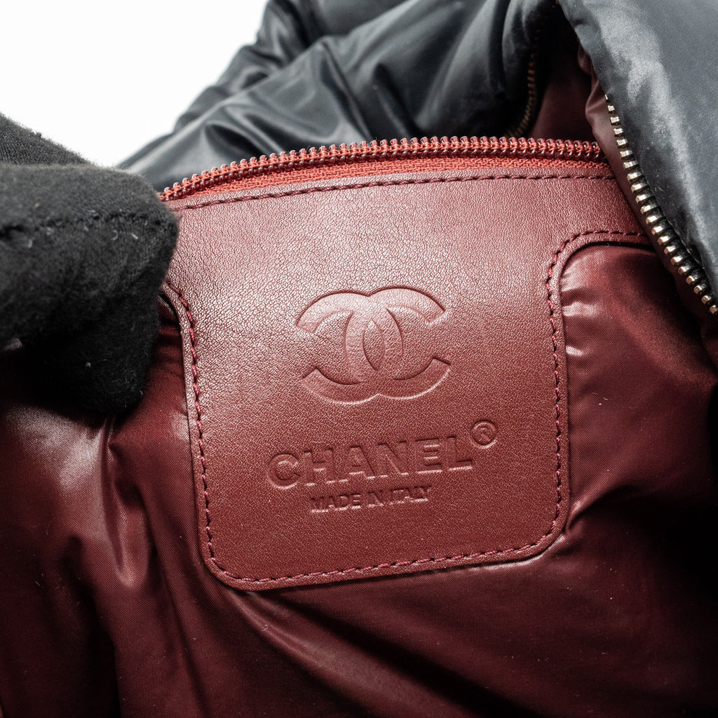 CHANEL COCO COCOON BACKPACK QUILTED NYLON/LEATHER BLACK GHW