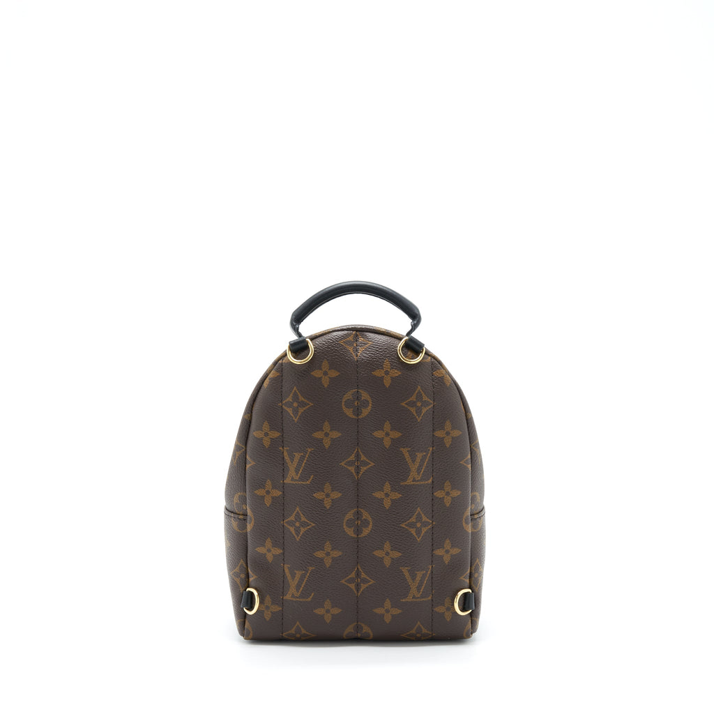 LOUIS VUITTON PALM SPRING MINI BACKPACK MONOGRAM CANVAS NEW ZIPPER