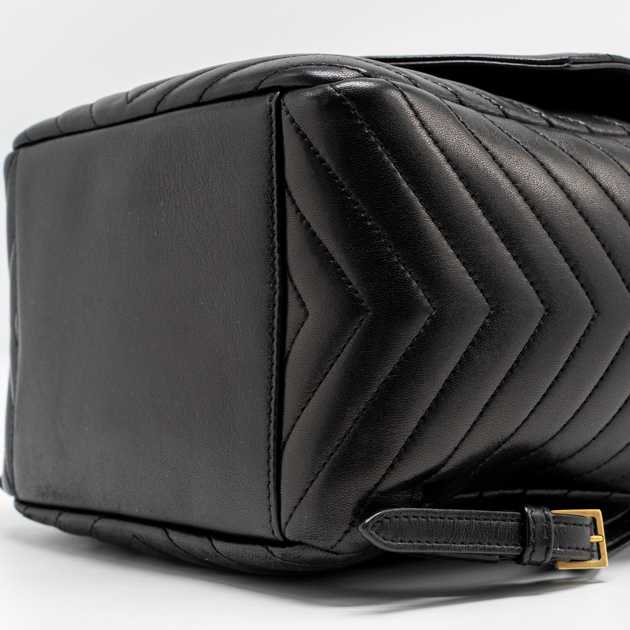 SAINT LAURENT/YSL JOE BACKPACK LAMBSKIN BLACK GHW