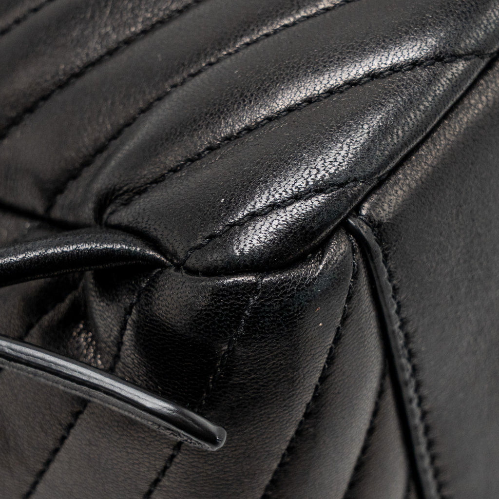 SAINT LAURENT/YSL JOE BACKPACK LAMBSKIN BLACK GHW