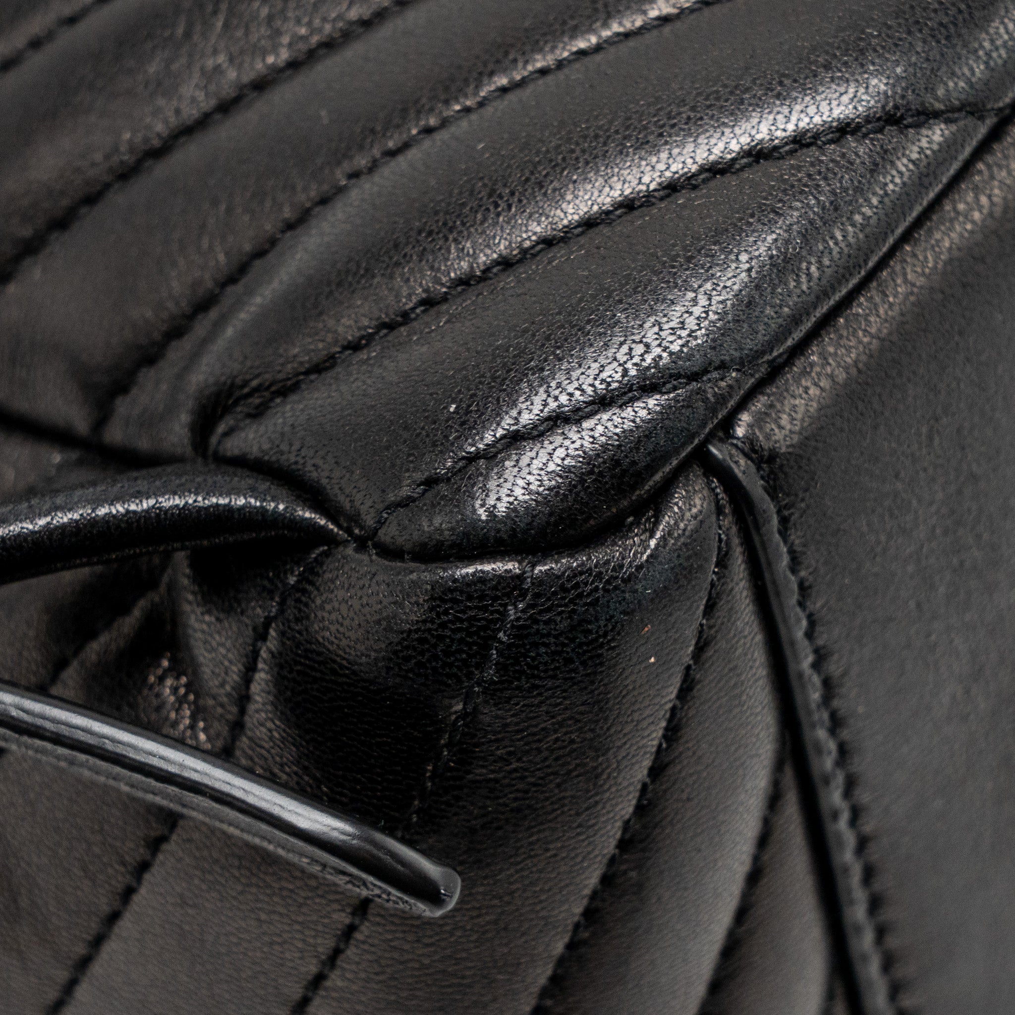 SAINT LAURENT/YSL JOE BACKPACK LAMBSKIN BLACK GHW