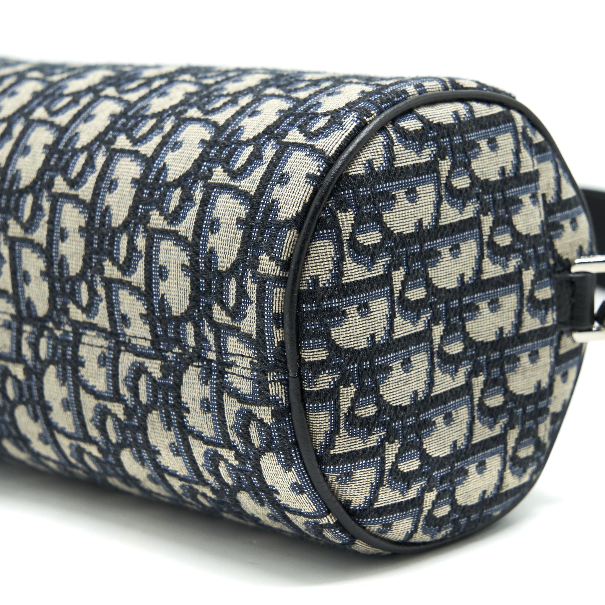 DIOR BLUE OBLIQUE MESSENGER ROLLER BAG