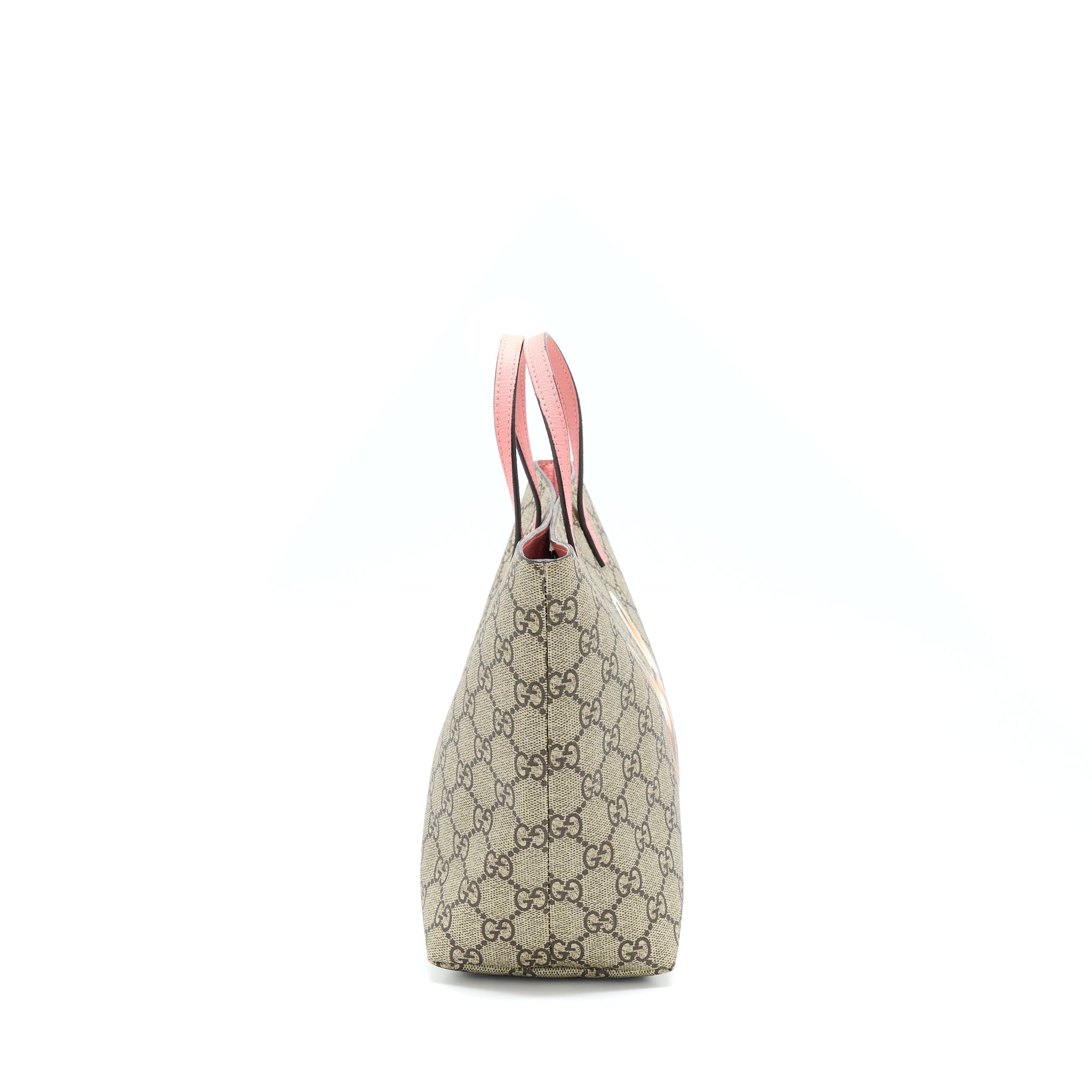 GUCCI CHILDREN'S GG CAT PINK/MULTICOLOUR TOTE SHW