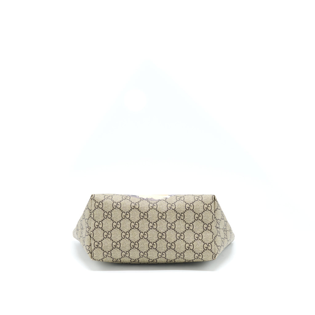 GUCCI CHILDREN'S GG CAT PINK/MULTICOLOUR TOTE SHW