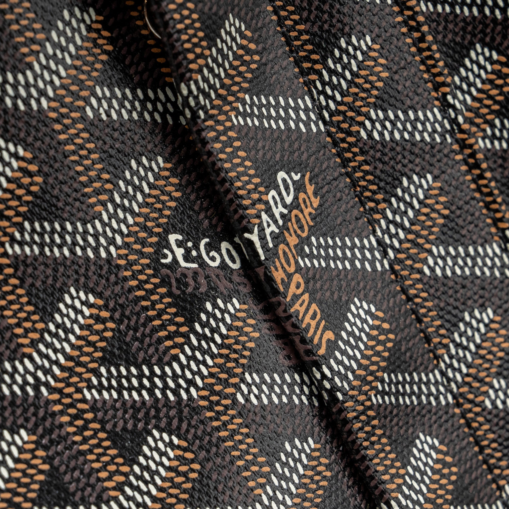 GOYARD ALPIN BACKPACK GOYARDINE CANVAS BLACK SHW