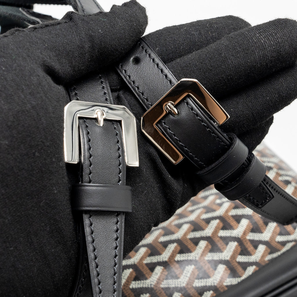 GOYARD ALPIN BACKPACK GOYARDINE CANVAS BLACK SHW