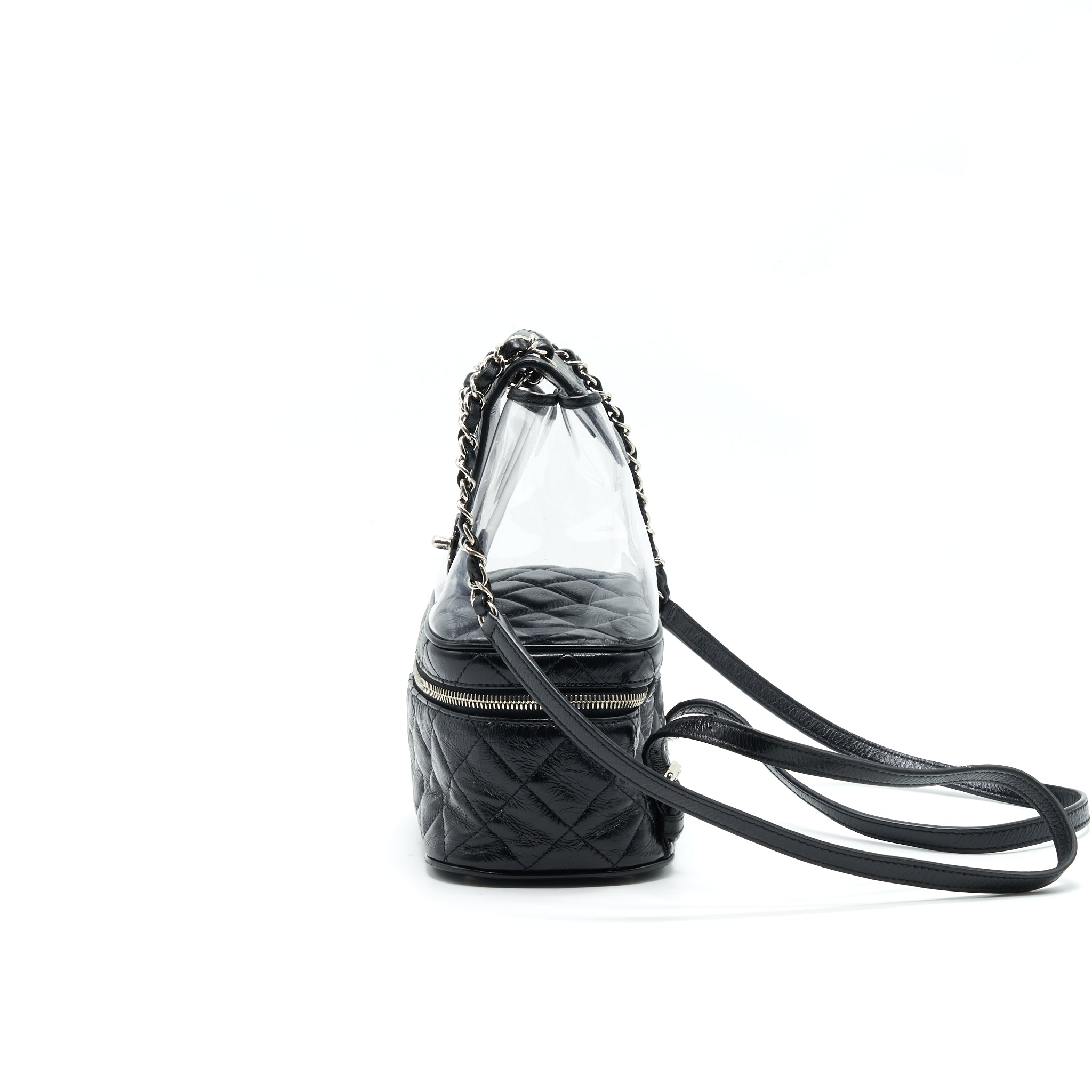 CHANEL TRANSPARENT BACKPACK PVC/ LEATHER BACKPACK
