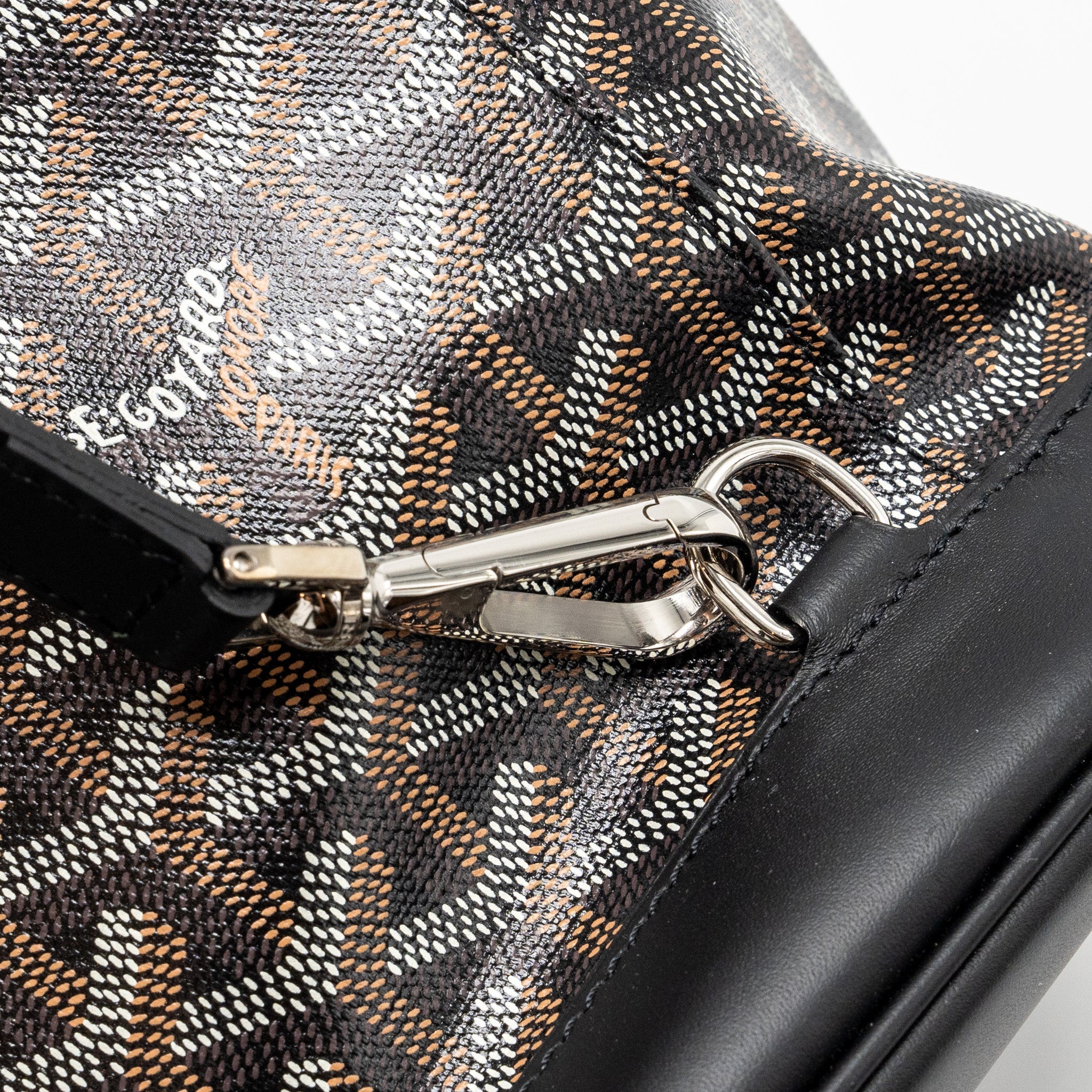 GOYARD ALPIN BACKPACK GOYARDINE CANVAS BLACK SHW