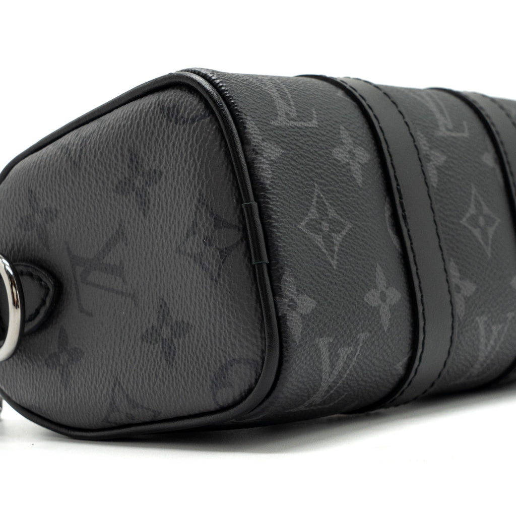 LOUIS VUITTON KEEPALL XS MONOGRAM ECLIPSE REVERSE SHW (NEW VERSION)