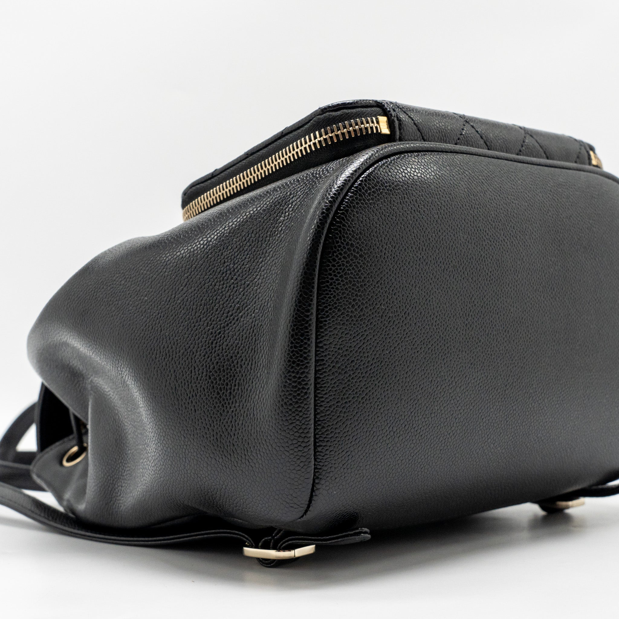 CHANEL AFFINITY BACKPACK CAVIAR BLACK LGHW (MICROCHIP)