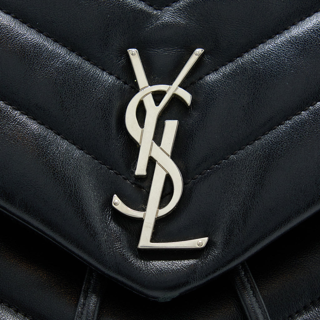 SAINT LAURENT/YSL LOU LOU BACKPACK BLACK SHW