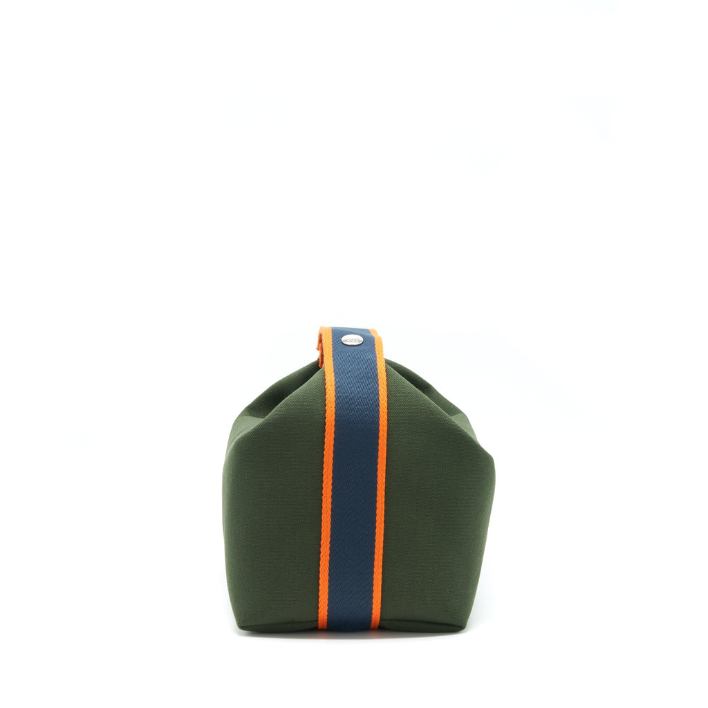 HERMES BRIDE-A-BRAC CASE LARGE MODEL TRAVEL POUCH DARK GREEN