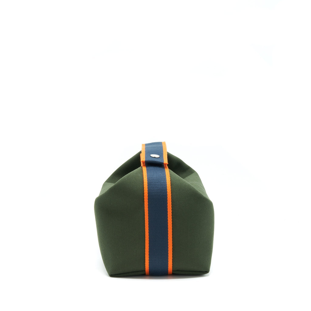 HERMES BRIDE-A-BRAC CASE LARGE MODEL TRAVEL POUCH DARK GREEN