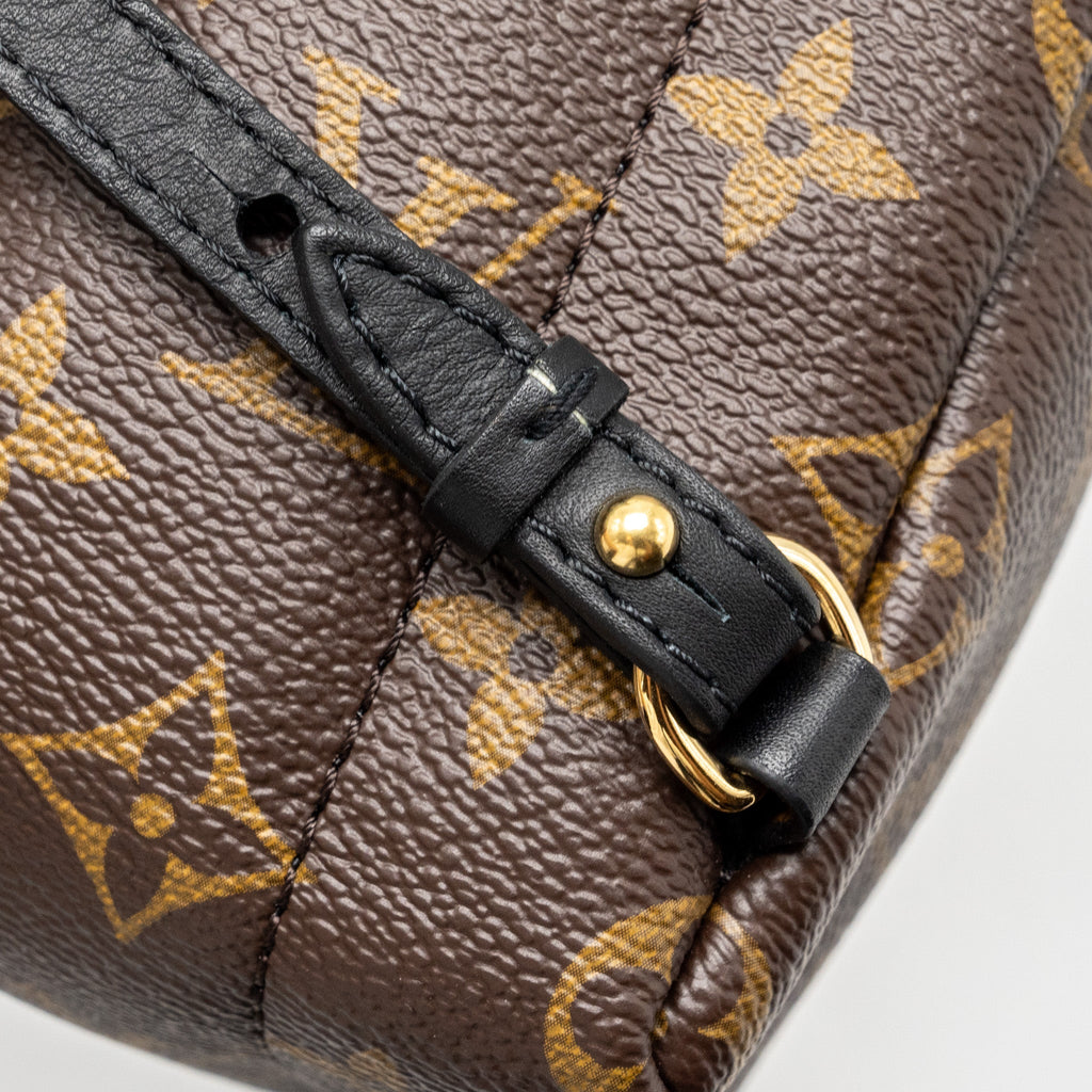LOUIS VUITTON MINI PALM SPRING BACKPACK MONOGRAM CANVAS GHW
