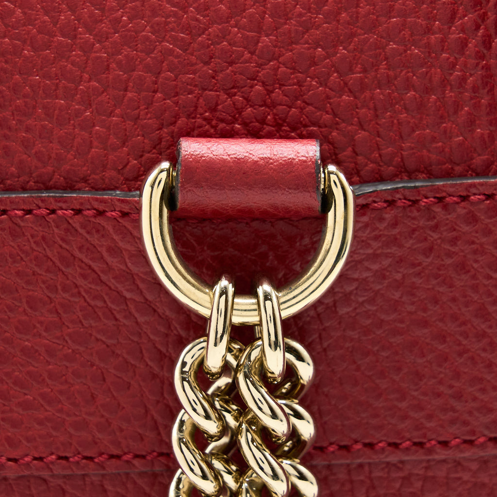 GUCCI SOHO CHAIN BACKPACK RED GHW
