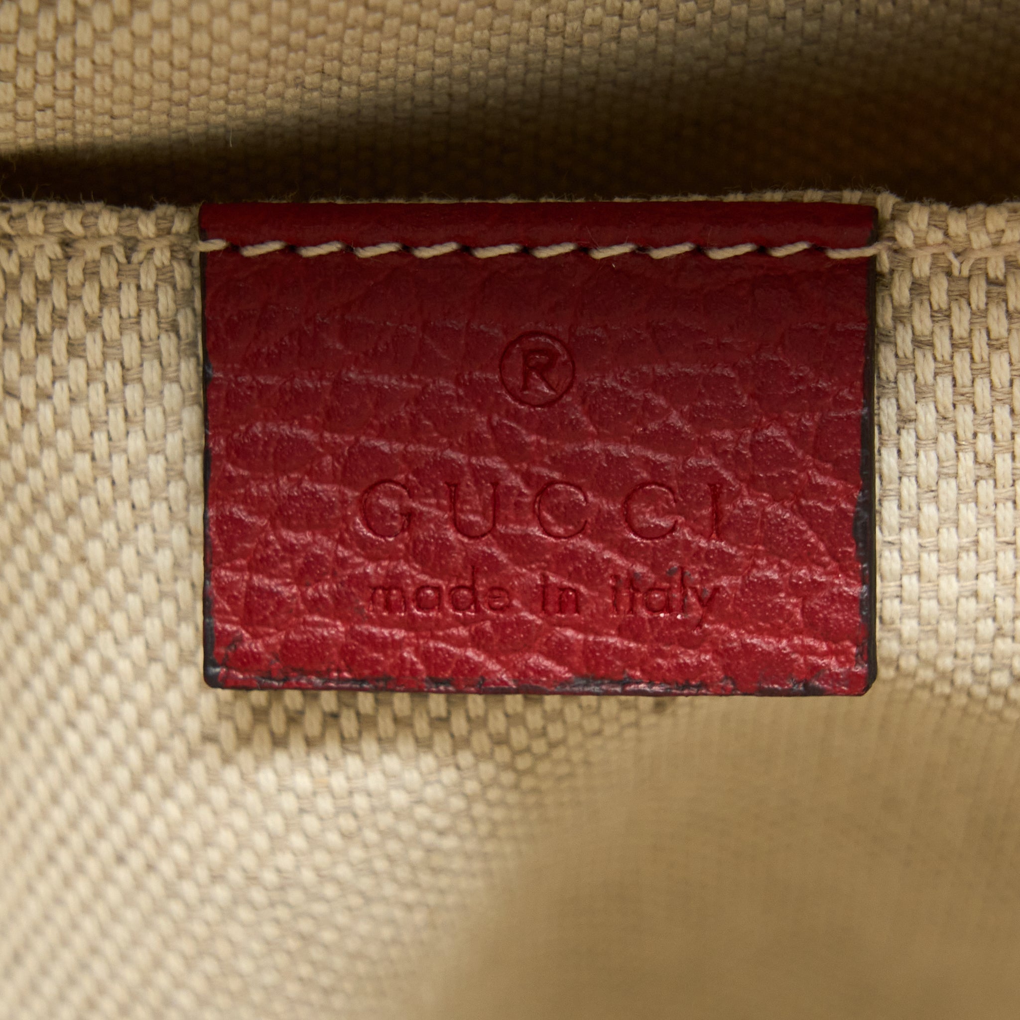 GUCCI SOHO CHAIN BACKPACK RED GHW
