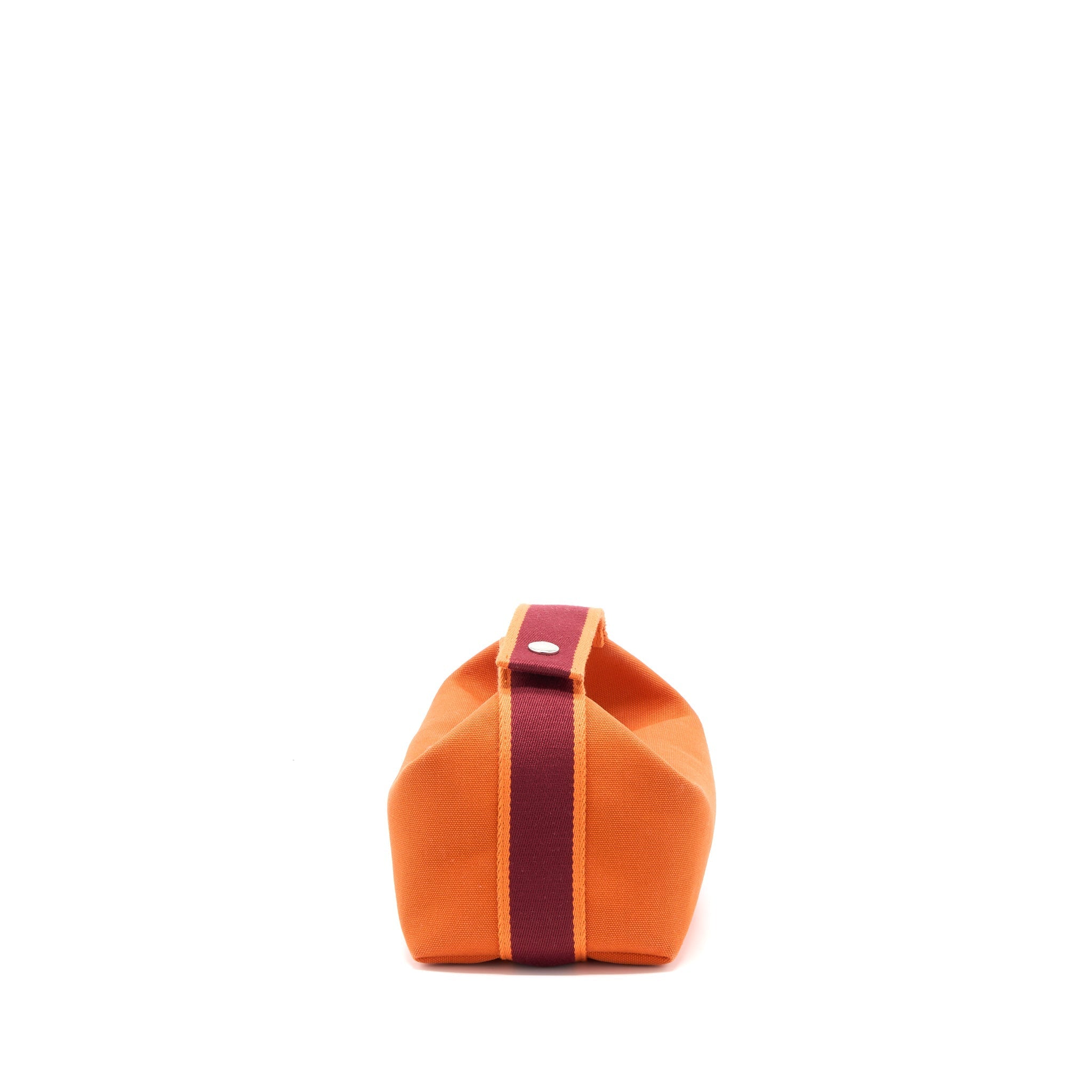 HERMES BRIDE A BRAC TRAVEL CASE SMALL MODEL CANVAS ORANGE FEU SHW