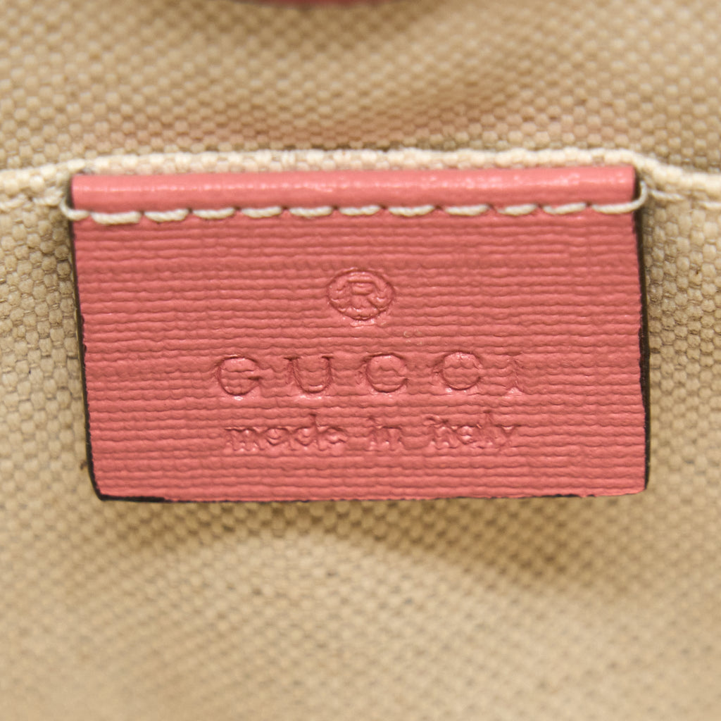 GUCCI CHILDREN'S GG CAT PINK/MULTICOLOUR TOTE SHW