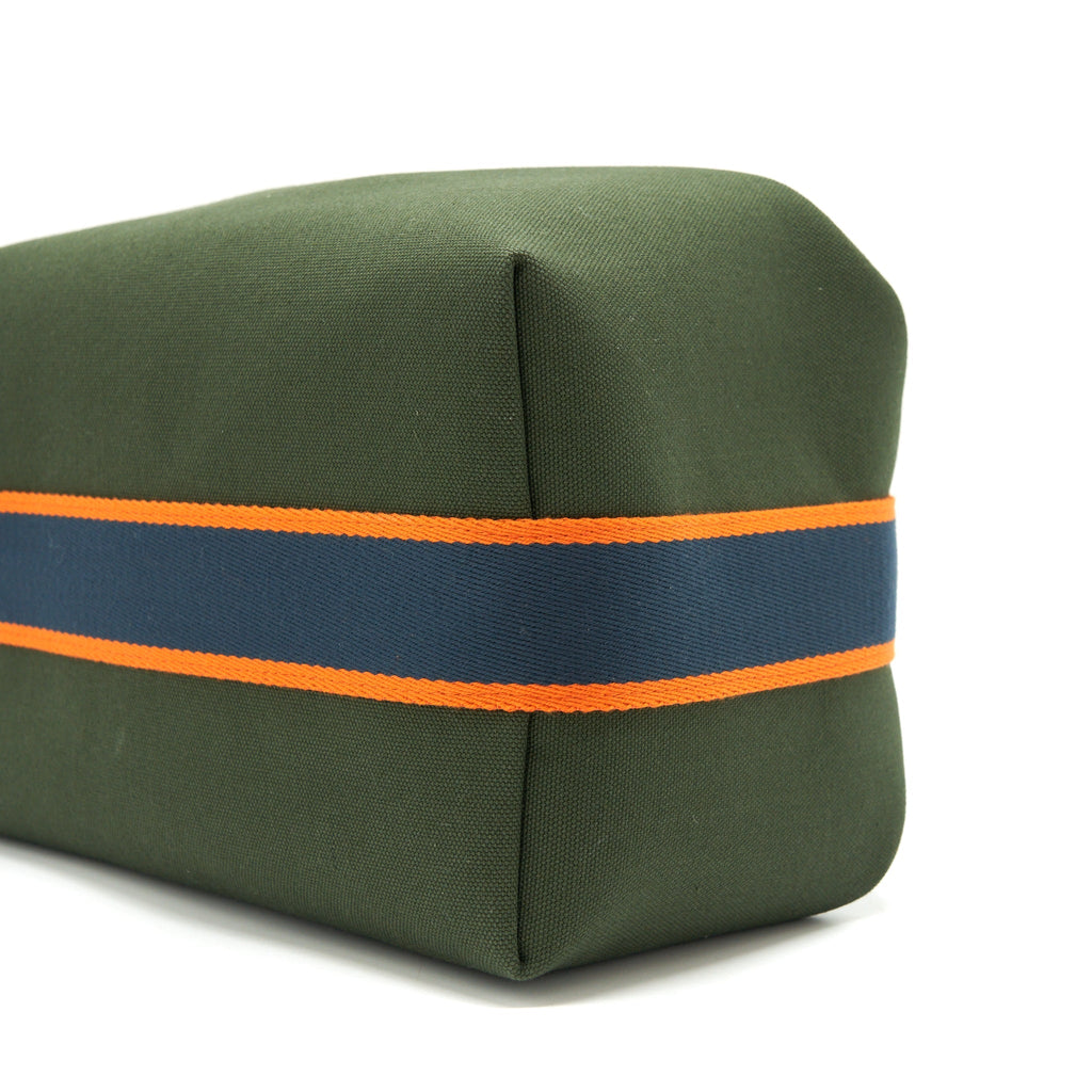 HERMES BRIDE-A-BRAC CASE LARGE MODEL TRAVEL POUCH DARK GREEN