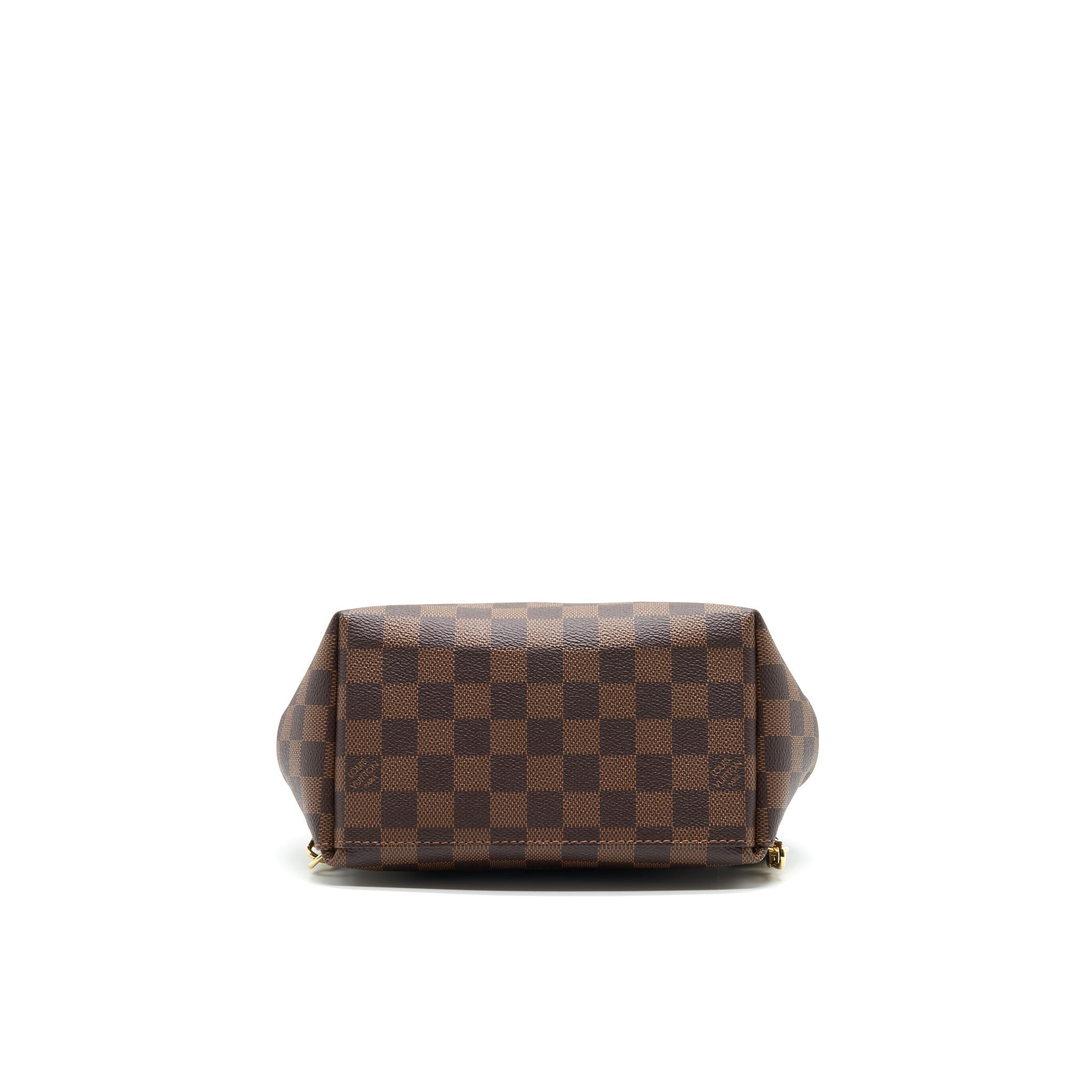 LOUIS VUITTON CLAPTON BACKPACK DAMIER EBENE LEATHER BROWN