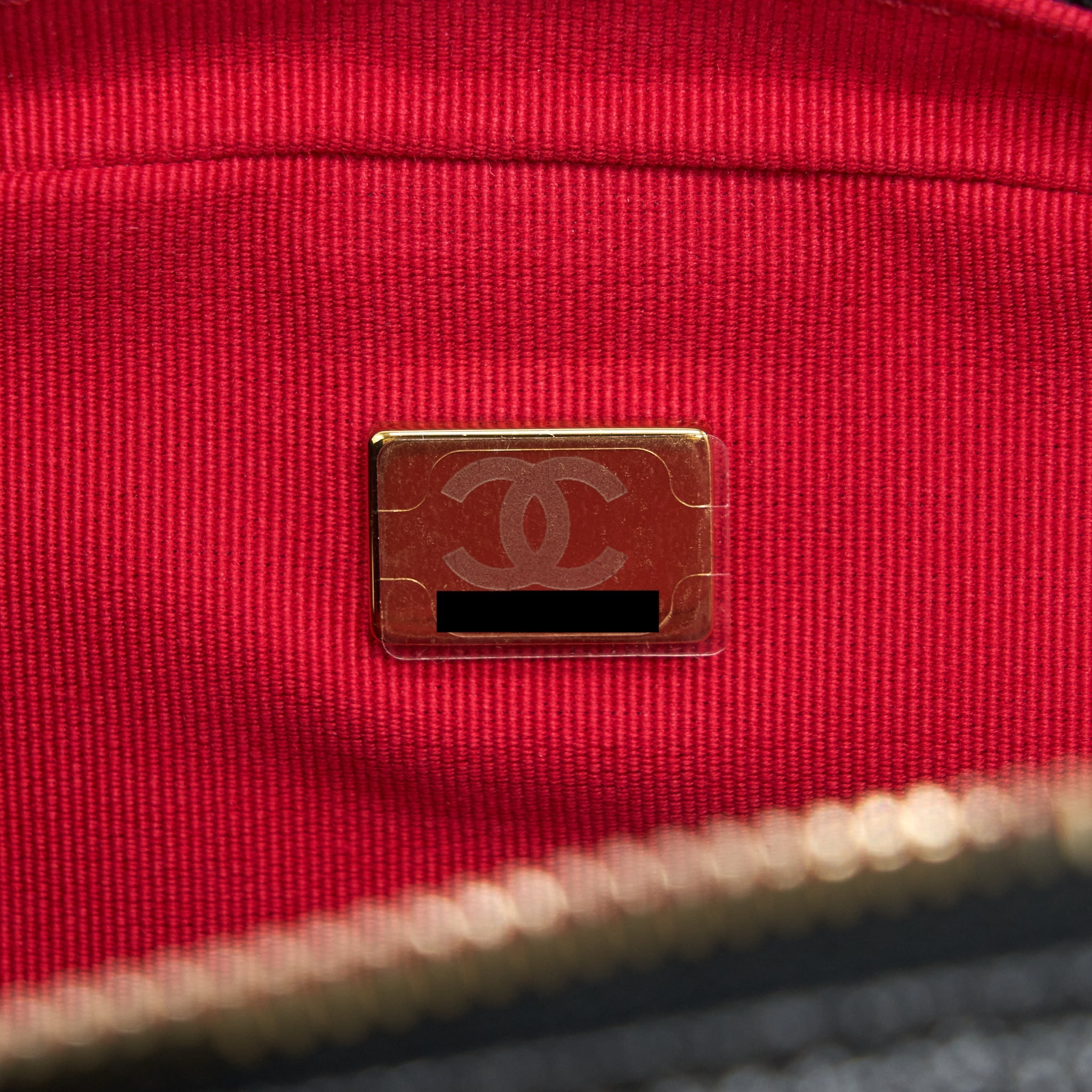 CHANEL 22P FLAP BACKPACK CAVIAR BLACK GHW