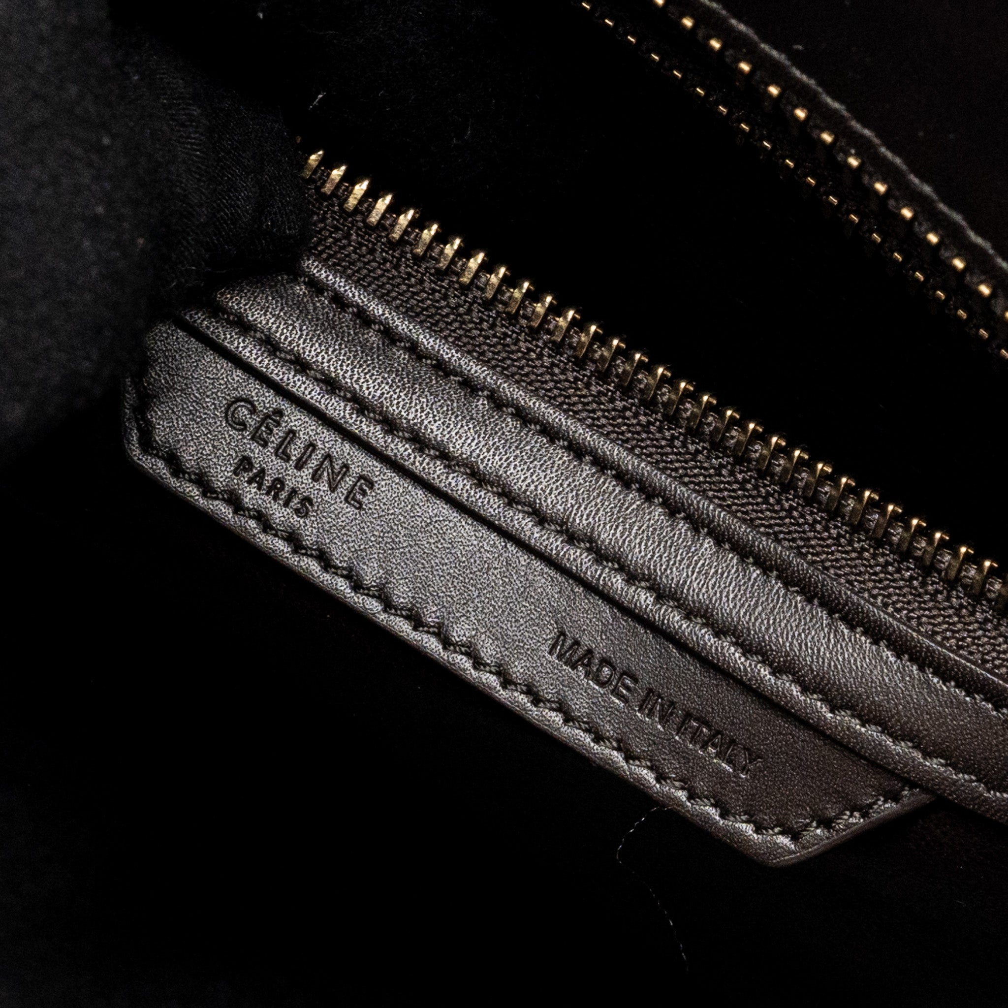 CELINE MICRO LUGGAGE BAG CALFSKIN MULTICOLOUR GHW