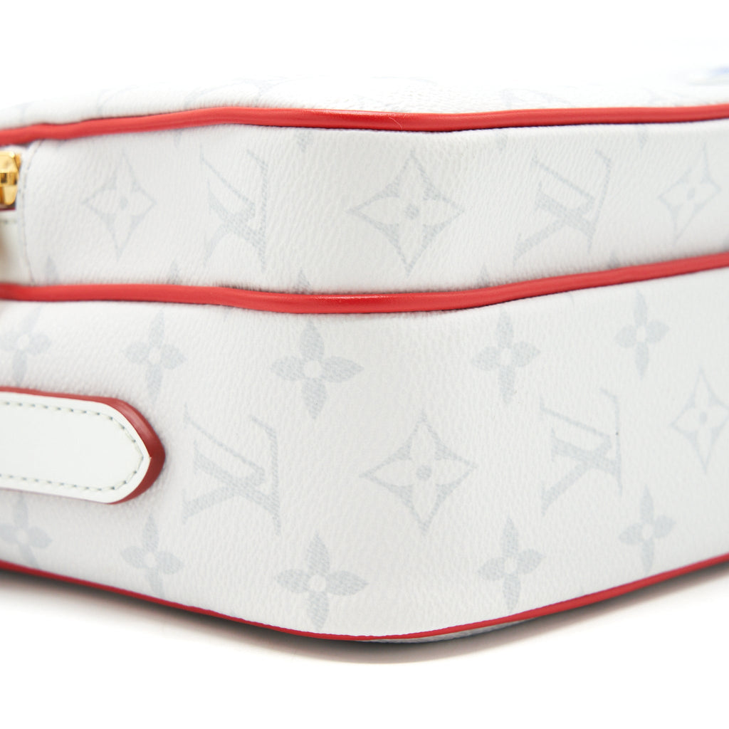 LOUIS VUITTON 2020 LV X NBA WHITE MONOGRAM NIL MESSENGER BAG