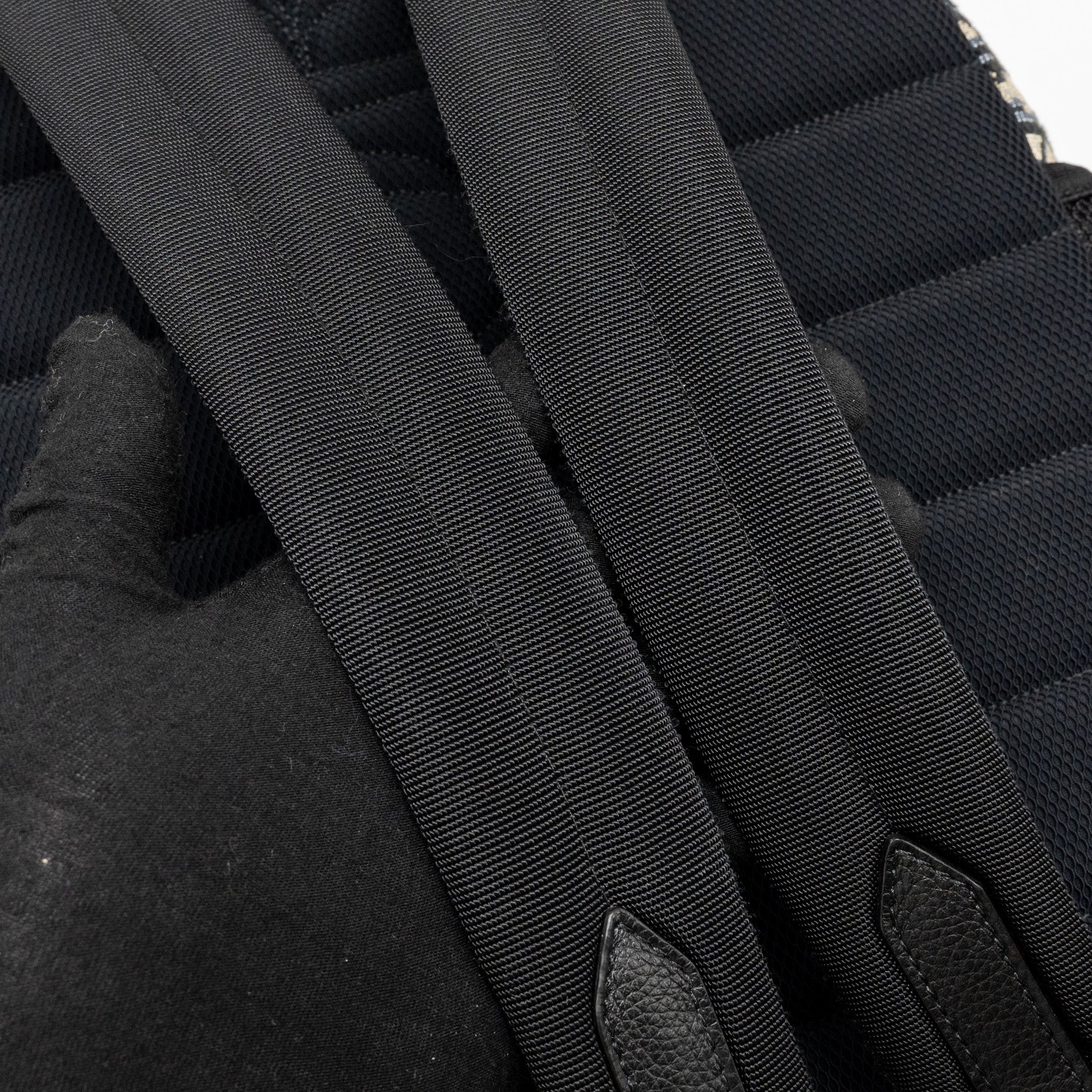 DIOR MEN’S BACKPACK DIOR OBLIQUE CANVAS / CALFSKIN BLUE / BLACK SHW