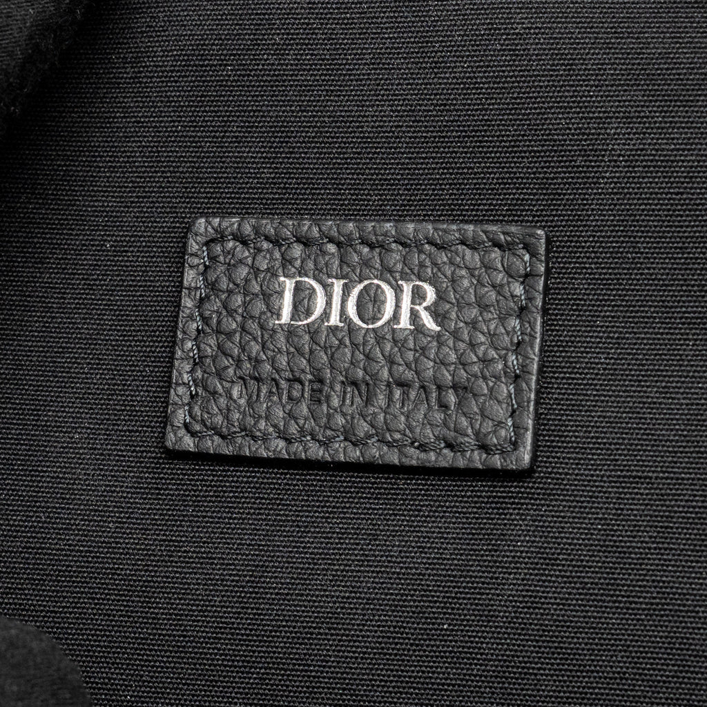 DIOR MEN’S BACKPACK DIOR OBLIQUE CANVAS / CALFSKIN BLUE / BLACK SHW