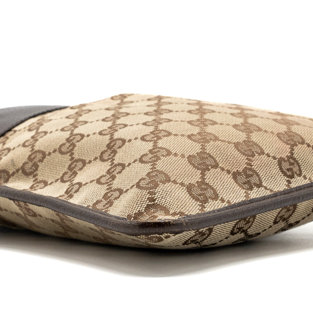 GUCCI MESSENGER BAG GG SUPREME CANVAS/LEATHER BROWN/GREEN/RED SHW