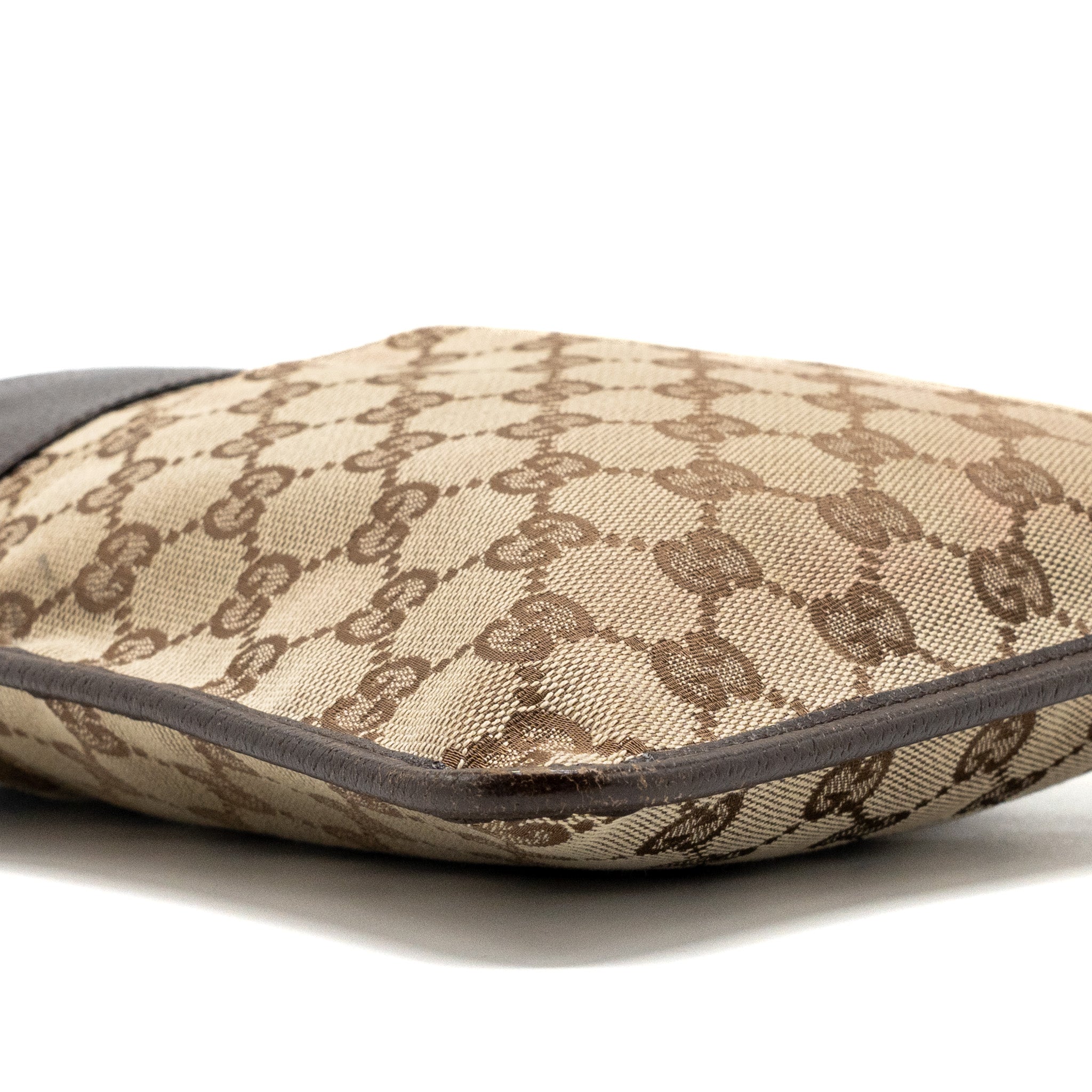 GUCCI MESSENGER BAG GG SUPREME CANVAS/LEATHER BROWN/GREEN/RED SHW