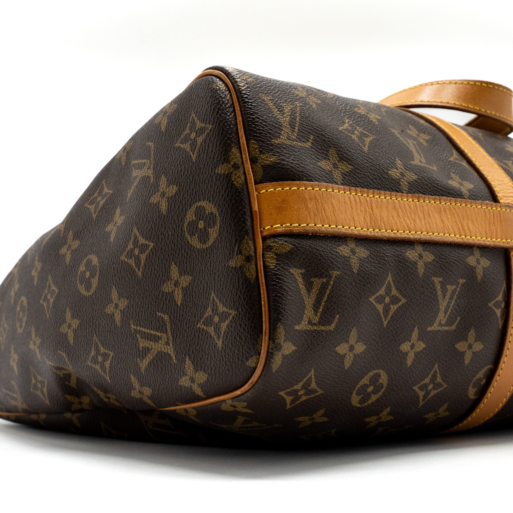 LOUIS VUITTON VINTAGE ZIPPER TRAVEL BAG MONOGRAM CANVAS GHW