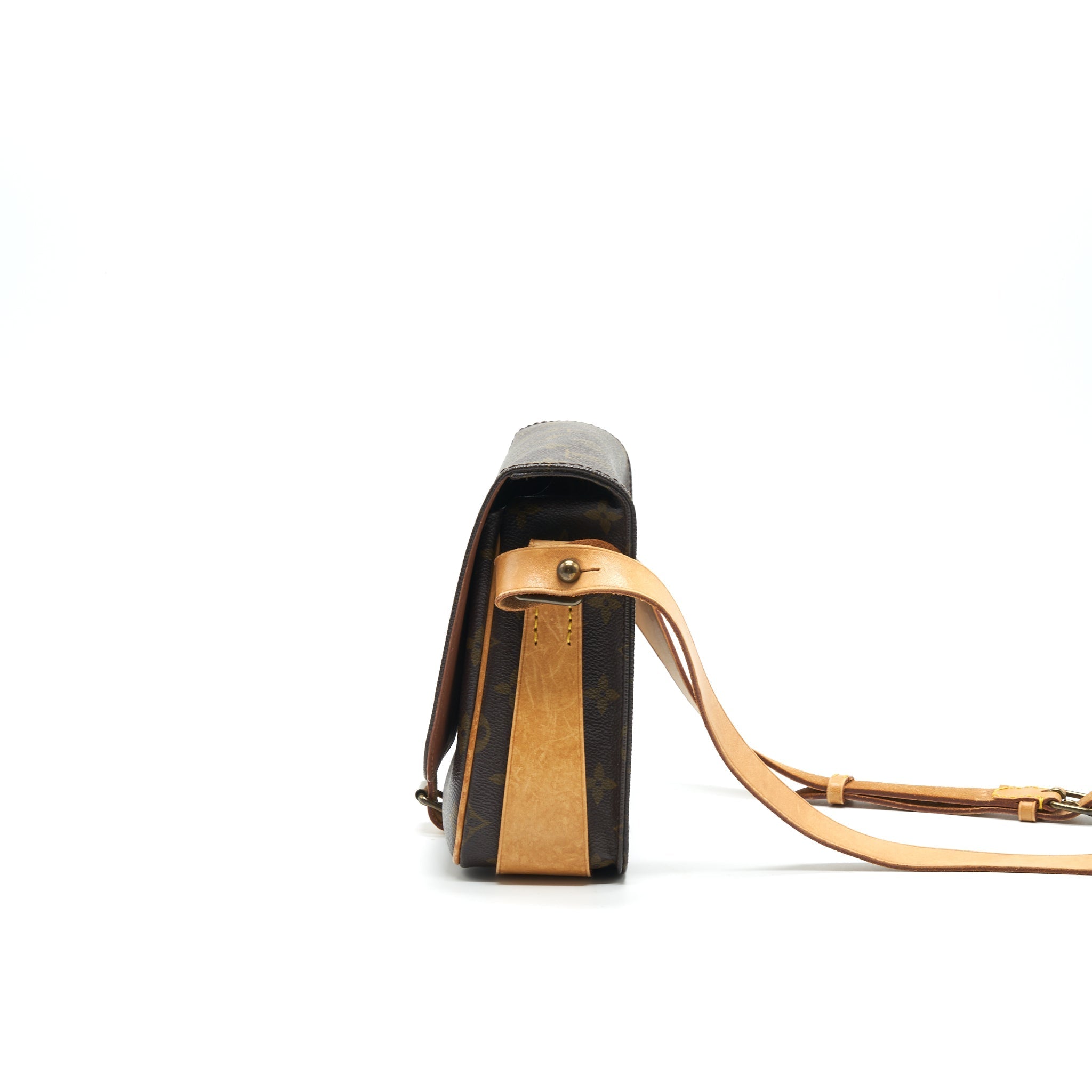 LOUIS VUITTON VINTAGE MONOGRAM CROSSBODY MESSENGER BAG