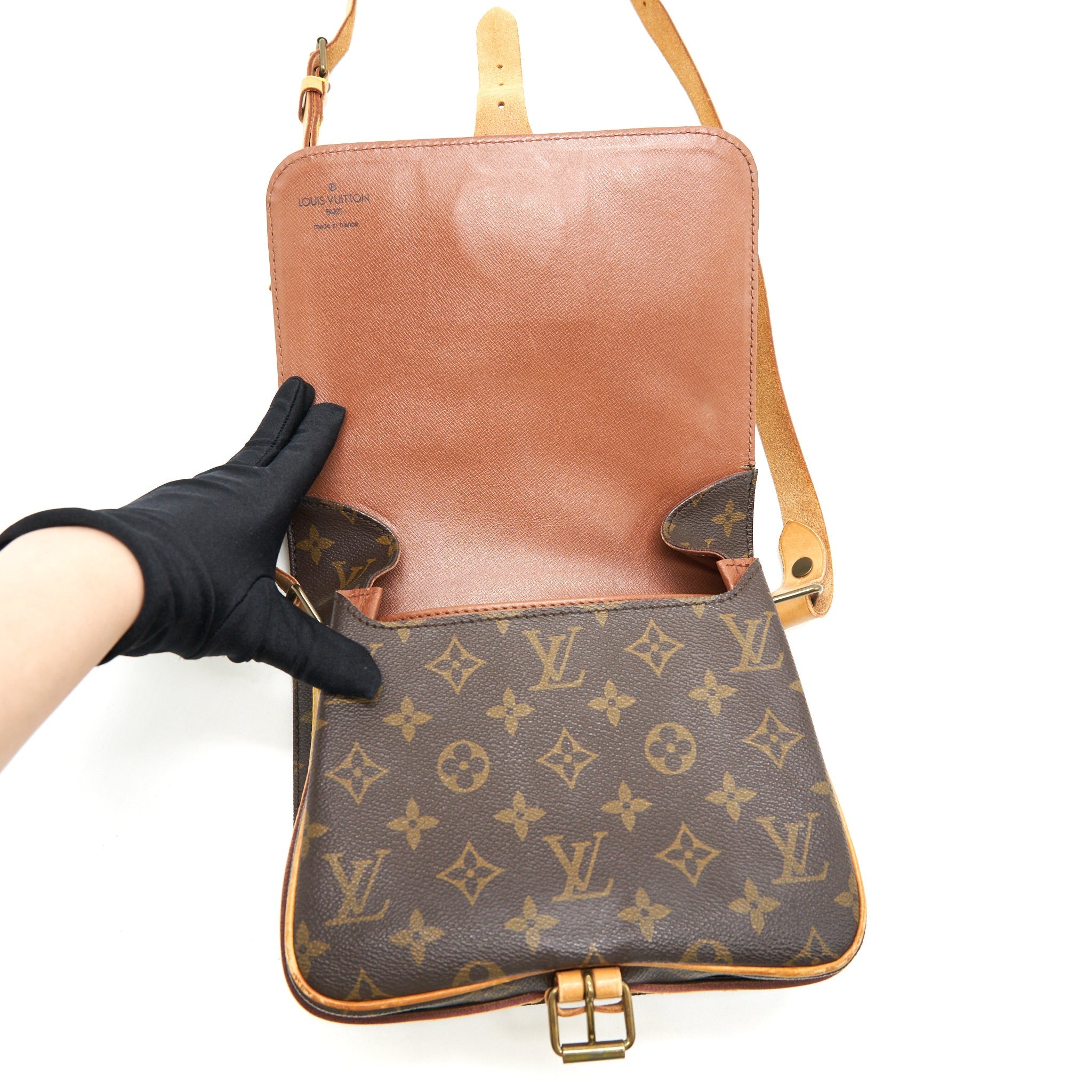 LOUIS VUITTON VINTAGE MONOGRAM CROSSBODY MESSENGER BAG